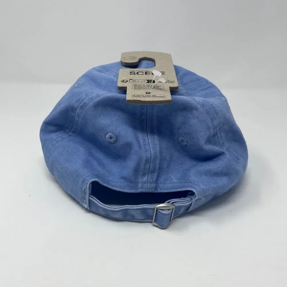 Primark Book Club Hat Baseball Cap Blue New with Tags 100% Cotton